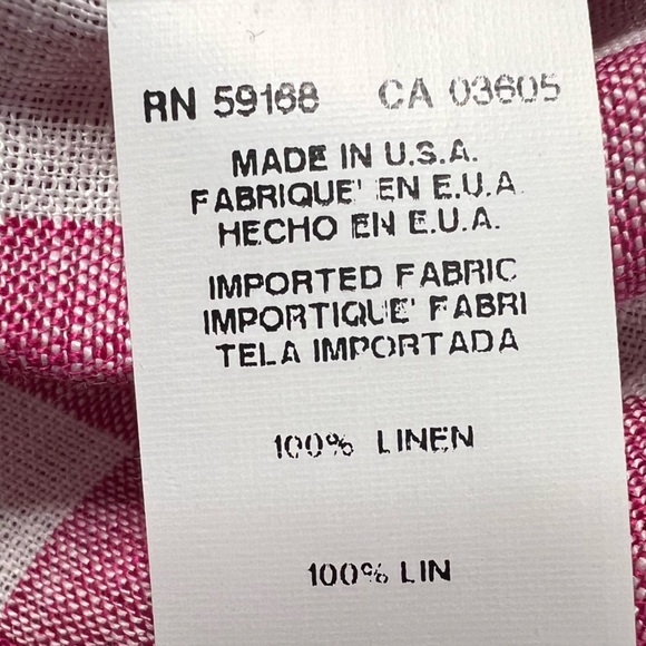 Karen Kane Line. Fuchsia Check Short Sleeve Top. - Picture 5 of 11